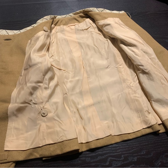 Vintage Wool Skirt Set with Couture Cut - Picture 5 of 9